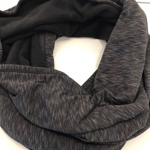 reversible fleece infinity scarf
